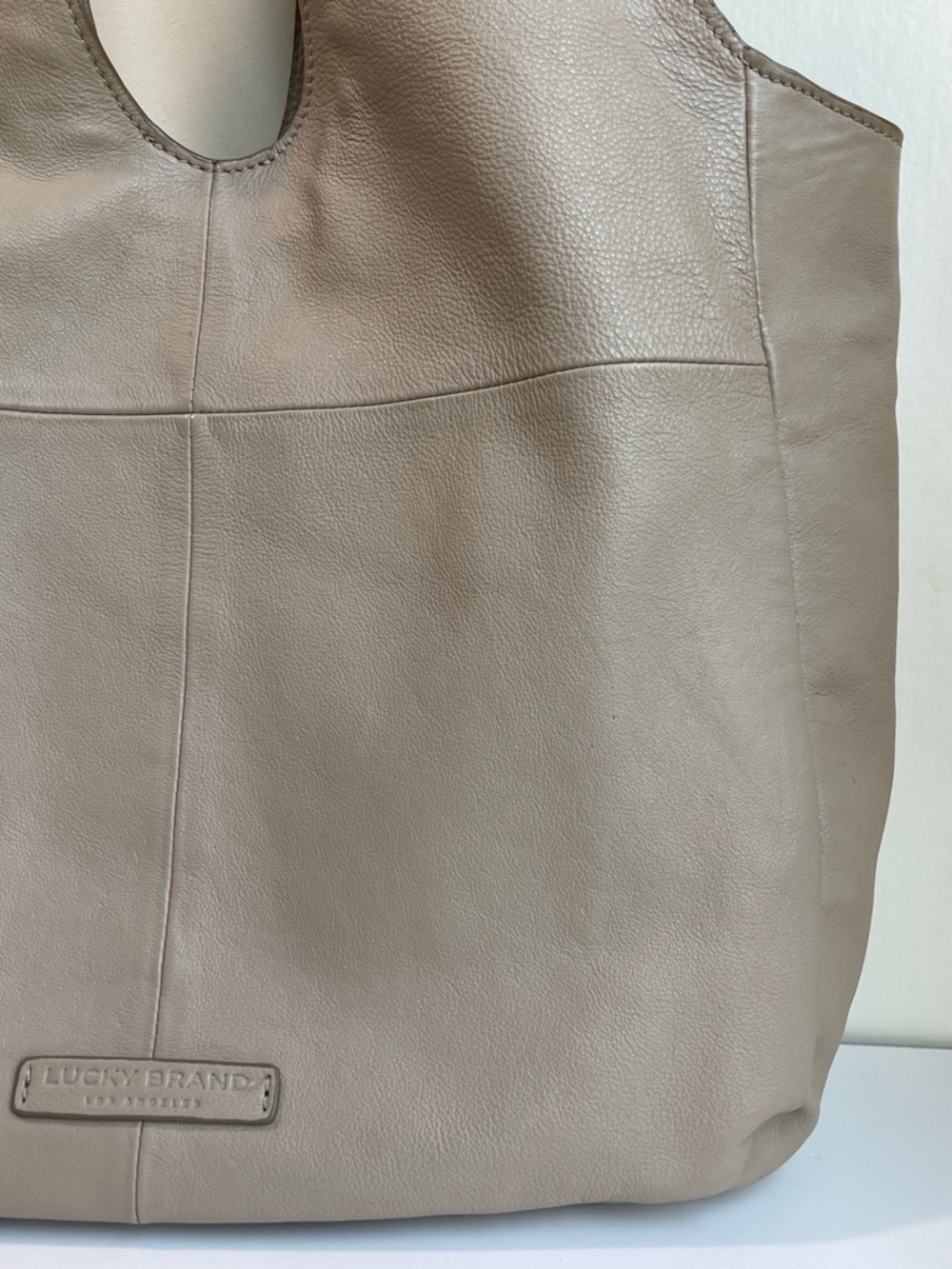 Lucky Brand Leather Hobo Shoulder Bag - Picture 6 of 16
